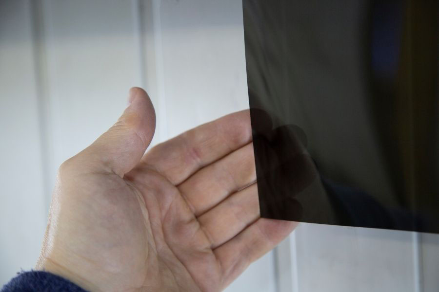 Touching window shade