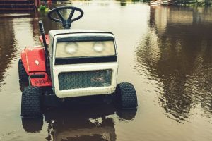 Vehicle in water